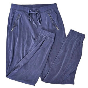 White House Black Market The Jogger Size Small L Blue Violet Elastic Pants